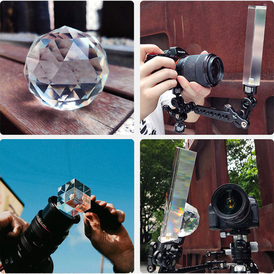Ensemble de prisme de photographie en cristal de 4 Algeria